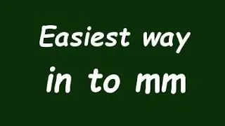 ✅ Convert Inch to Milimeter (in to mm) - Formula, Example, Convertion Factor