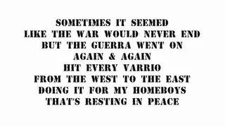 Conejo - War (With Lyrics On Screen)
