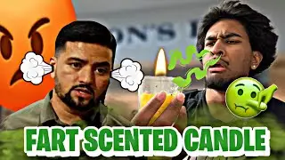 FART SCENTED CANDLE PRANK! *GOT KICKED OUT OF HUDSON BAY*🤢🕯