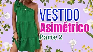 SUMMER DRESS PART 2 Asymmetrical dress. Peasant skirt dress