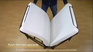 AmazonBasics Premium Rollaway Single Folding Steel Bed