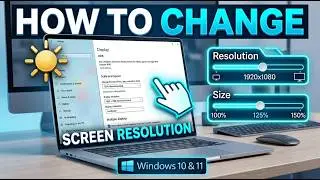 How To Change Screen Resolution On Windows 10/11 | Fix Display Size & Scaling Easily
