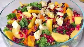 Sweet potato and kale salad recipe