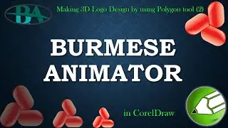 010_Making 3D Logo (2) by using Polygon Tool For Beginner | CorelDRAW