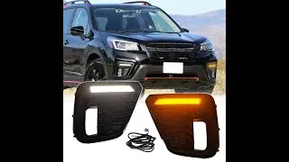 ДХО с поворотниками для Subaru Forester V 2018-21