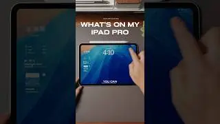 What’s on my M4 iPad Pro Lockscreen 🚀