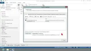 Microsoft Office Outlook 2013: Changing Account Settings | K Alliance