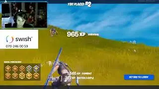 Fortnite live svenska