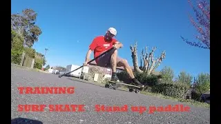 surf skate stand up paddle training