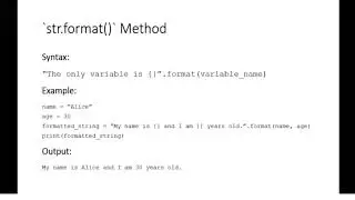 Python String Interpolation Tutorial