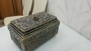 Декупаж шкатулки из обувной коробки.Ч1.