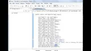 Java programming Lesson 63 GUI : Adding Panels within Panels and setting Layout manager