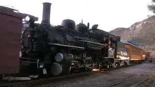 Rio Grande Mid Train Helper, "Before The Departure", Silverton Mixed, 10/16/2023.