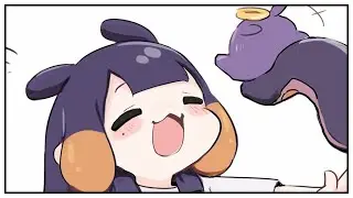 Ina realizes that the Takodachi is real