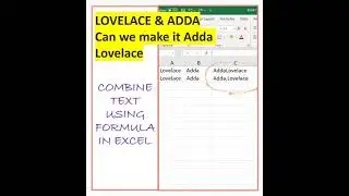 How to combine text from different columns in excel #shorts