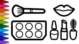 Bolalar uchun go'zallik ob'ektlari va ranglarining rasmini chizish.how to beauty objects for kids