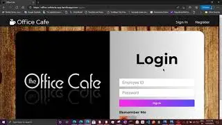 HackerEarth StackHack2.0 The Office Cafeteria App Submission Heroku MERN Stack
