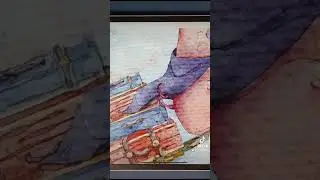 Shorts about Cute Watercolor Character in Procreate