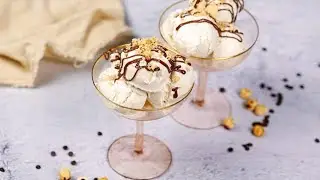 Hazelnut ice cream: how to make it without an ice cream maker!