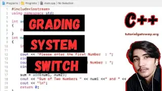 WRITE A C++ PROGRAM TO PRINT  GRADING SYSTEM  BY USING SWITCH STATMENT  RFK PROGRAMMING FUNDAMENTALS