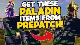 Protection Retribution & Holy Paladin PvP Gear in TBC Classic Prepatch that lasts until Pre Raid BiS