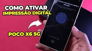 Como configurar impressão digital no POCO X6 5G