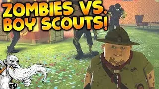 Dead Block Gameplay - "ZOMBIES VS BOY SCOUTS!!!"  - Story Mode Let's Play