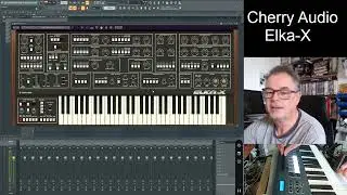 Cherry Audio Elka-X new Plugin controlled 