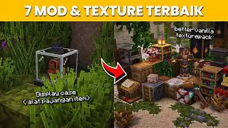 7 TEXTURE PACK & MOD MINECRAFT TERBAIK UNTUK SURVIVAL | 1.20/1.21