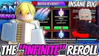 The Most *INSANE* Infinite Reroll Bug In Anime Vanguards Update 3.5