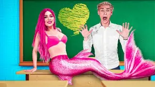 New MERMAID at school! Mermaid vs Hot Girl! - We have superpowers | Funny Stories
