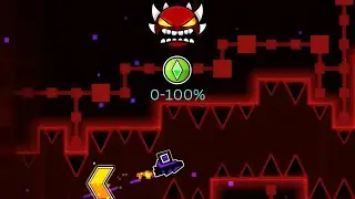 BLOODBATH 0-100% new practice PB (165herts)-Extreme demon
