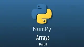 8 Python Basics Numpy Part III