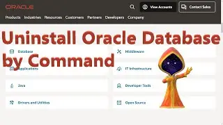 How to uninstall or remove Oracle Database by command