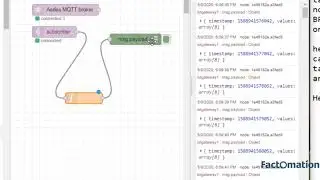 How to split json object message on node red MQTT broker