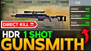 NO HITMARK HDR BEST GUNSMITH| ONE SHOT HDR BROKEN LOADOUT| CALL OF DUTY MOBILE|