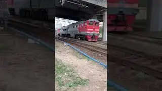 2ТЭ116К-1020 резервом в Автово 