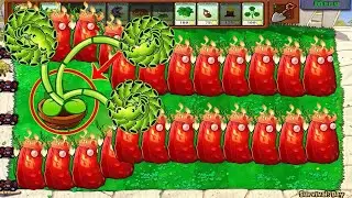 9999 Threepeater Vs 9999 Giga Gargantuar Vs Dr Zomboss Plants vs Zombies Hack