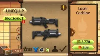 Shadow Fight 2 New Laser Carbine