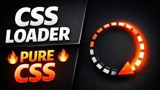 How to Create Modern CSS Loader Animation 🔥 Simple & Clean Spinner