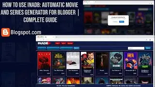 InaDB Tutorial: Automate Movie & Series Posts on Blogger Like a Pro