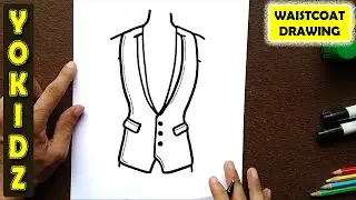 How to draw a waistcoat