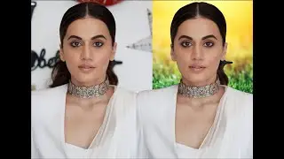 🔥🔥Photoshop Tutorial : How to Change Background Using Channel Quicky Tool Blur Ep 41
