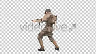 Stock Footage - American Soldier 1 Blust Up | VideoHive