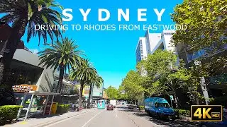 Driving Sydney Suburbs To The Waterfront – Eastwood to Rhodes | NSW Australia | 4K ASMR POV Drive