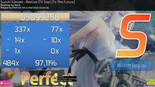 [Osu!] Suzuki Konomi - Realize (TV Size) [To The Future] - FC