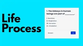 Life Process class 10 biology MCQ for term-1 Board Examination || Life process MCQ pdf download