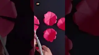 How to make a beautiful red rose flower / 