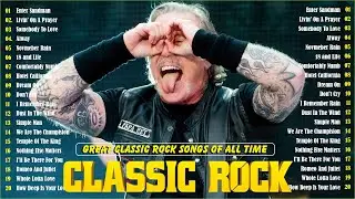 Classic Rock 80s and 90s Mix Album - Metallica,  Bon Jovi, Aerosmith, AC/DC, Whitesnake, Nirvana
