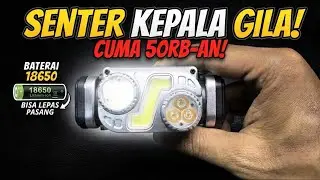 Affordable multi-mode headlamp with removable 18650 battery and bright output